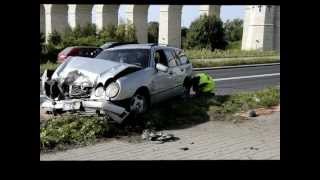 preview picture of video 'Bolesławiec   wypadek obok wiaduktu'