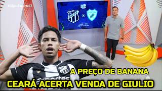 Globo Esporte CE - Ceará recebe o Londrina peloa Série B, Ceará acerta venda de Giulio