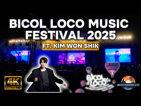 Bicol Falls for Kim Won Shik! 💘 | Live at Bicol Loco Music Festival