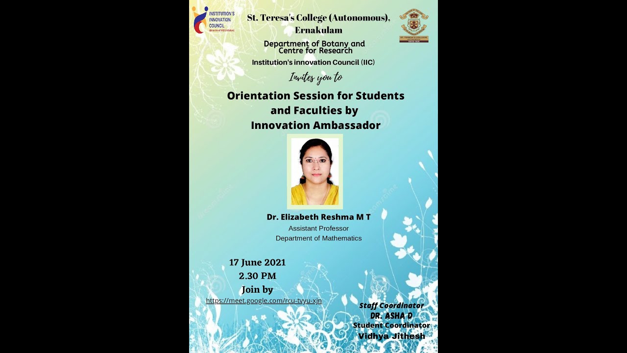 ORIENTATION SESSION FOR INSTITUTION'S INNOVATION COUNCIL (IIC) MEMBERS