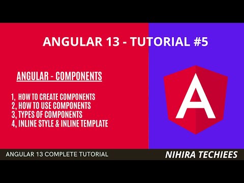 Components In Angular Component With Inline Style Inline Template Angular 13 Tutorial 5