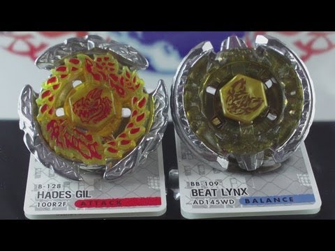 EPIC Battle Beat Lynx AD145WD VS Hades Gil 100R²F (Beyblade Metal Fury Hasbro) HD! AWESOME
