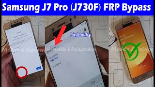 Samsung J3/J5/J7 Pro FRP Bypass Android 9.0 Without PC | Samsung J330/J530/J730F FRP Bypass