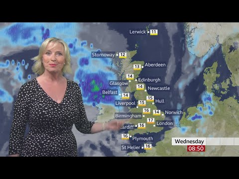 Carol Kirkwood - BBC Breakfast Weather 04/10/2021 - HD