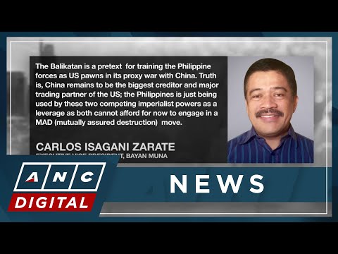 Bayan Muna: 'Balikatan' exercises to train PH forces as U.S. pawns vs. China ANC