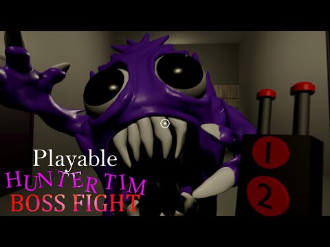 Playable Hunter Tim Boss Fight (Garten of Banban Fangame)