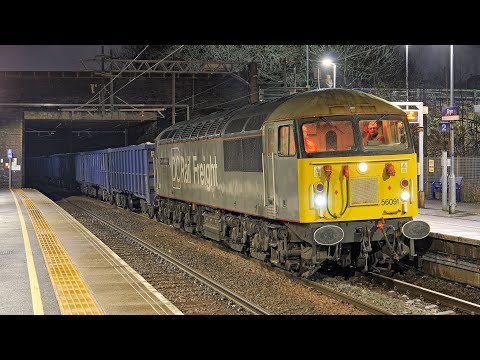 Railways 2023 – DCR 56091 train failure at Bryn (6M89 Middleton Towers to Ravenhead Sidings)