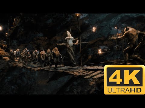 Escaping Goblin Town | The Hobbit - An Unexpected Journey 4K HDR