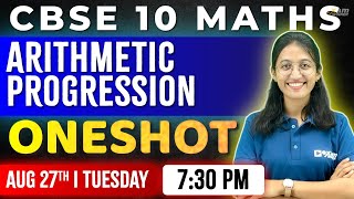 Cbse 10 Maths | Chapter 5 | Arithmetic Progression | Oneshot | Exam Winner