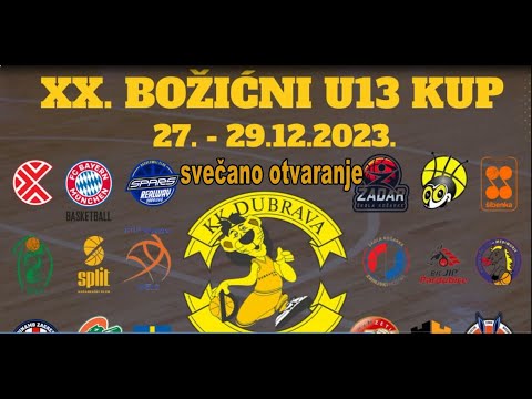 20.Božićni kup -svečano otvaranje -Košarkaški klub Dubrava