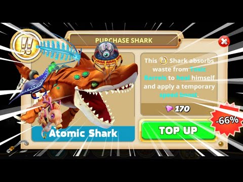 GET ATOMIC SHARK WITH 66% OFF (JAWSOME DISCOUNT) - Hungry Shark World