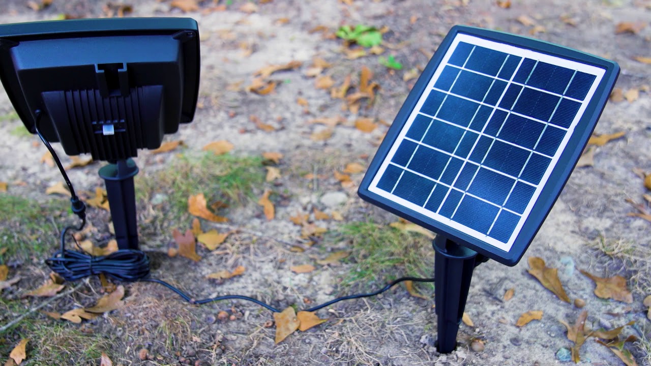 Video 1 Watch A Video About the Black Solar Bright White LED Outdoor Flood Light