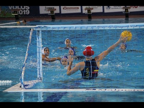 Serbia vs France - Waterpolo Euro Women Junior Champ. 2019 Preliminary