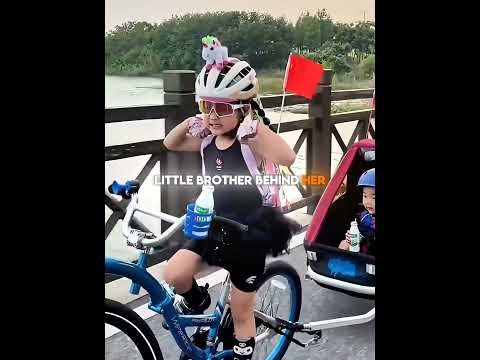 Little Girl Outspeeds Everyone on Her Bike 😱🚴‍♀️