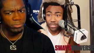 THIS IS REAL MUSIC! Childish Gambino Freestyles Over Drake's "Pound Cake" w/ Sway In The Morning