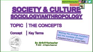 The Fundamental Concepts | Society & Culture | L4L