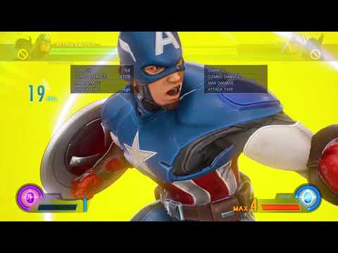 Marvel vs. Capcom: Infinite - Captain America 3-bar combo