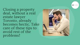 Tips For Closing a Residential Property in Toronto
