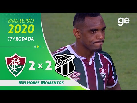 Gols e lances de Fluminense x Ceará