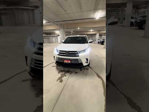 2018 Toyota Highlander in White for sale at North London Toyota in London, ON