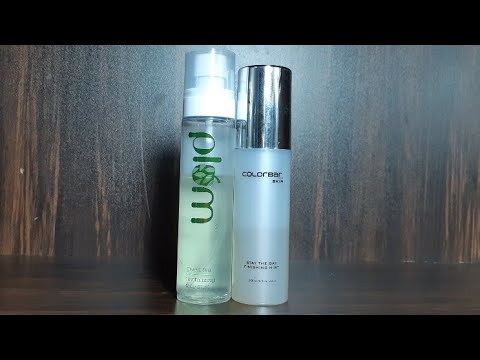 Colorbar stay the day finishing Mist vs plum green tea face mist review Video