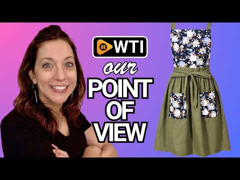 Vintage Pinafore Apron Dress for Women with Pockets Cute Floral Chef Apron - WTI product video review