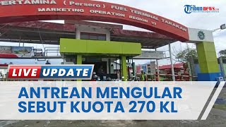 Antrean Roda 4 Mengular di SPBU Gunung Lingkas, Diharapkan Aparat dan Pemerintah Bersinergi