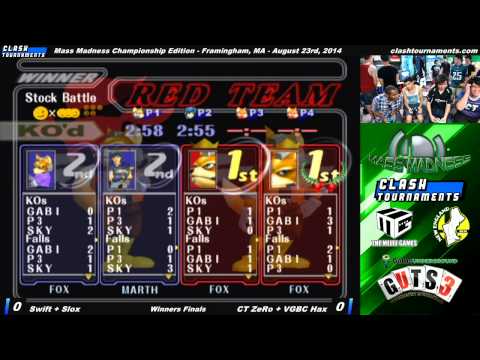 MMCE - CT ZeRo + VGBC Hax vs Swift + Slox - Winners Finals - SSBM