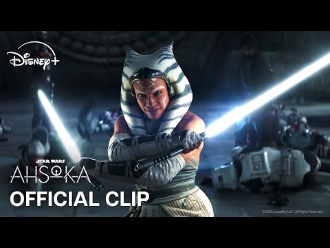 Ahsoka Fights the Night Troopers | Ahsoka | Official Clip