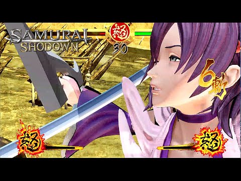 Samurai Shodown IROHA vs GENJURO KIBAGAMI Gameplay | Season Pass 2 | DLC | Samurai Shodown 2019