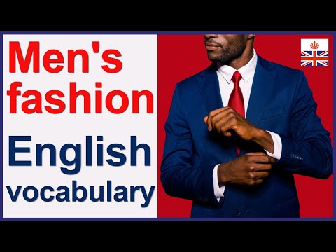 Men's clothes and fashion - English vocabulary lesson