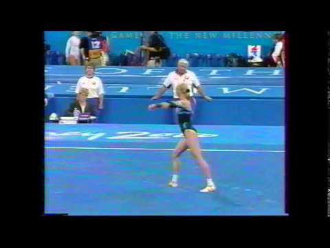 Marina ZARZHITSKAYA (BLR) floor - 2000 Sydney Olympics AA