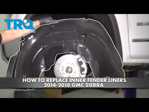 How to Replace Inner Fender Liners 2014-2018 GMC Sierra