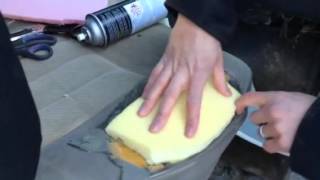 How to repair your seat with foam