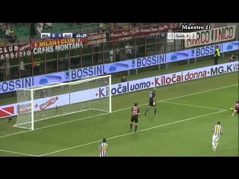 Highlights AC Milan 2-1 Juventus - 21/08/2011