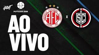 AMÉRICA-RN X SANTA CRUZ-RN | CAMPEONATO POTIGUAR | AO VIVO E COM IMAGENS