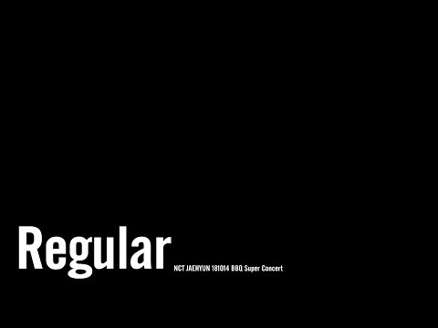 181014 BBQ Super concert  NCT127 'Regular' (재현 focus)