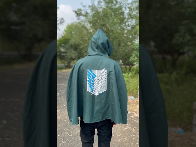 Vídeo relacionado con DACHENG disfraz ataque los titanes Manta con capucha Wings of Freedom