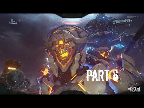 Halo 5 Guardians Walkthrough Gameplay Part 6 - Wardern - Campaign Mission 5 ( Xbox One )