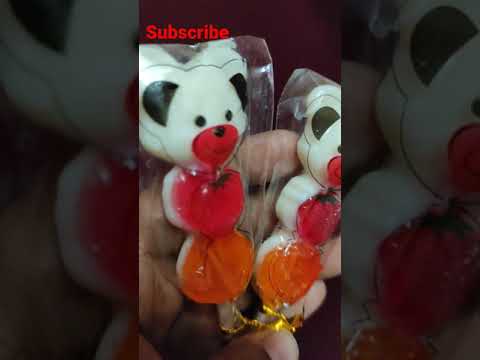 #Unboxing yummy teddy bear #lollipop🍭#shorts#Toys#candy#review#Learnwithaaradhya