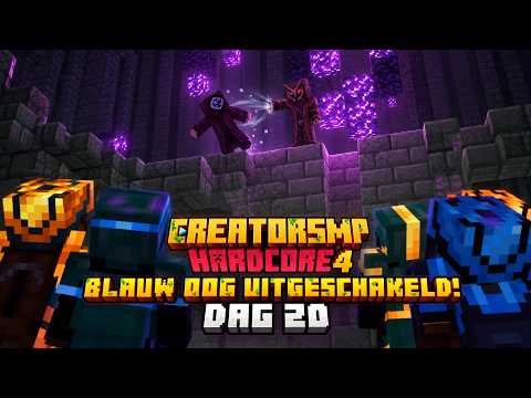 BLAUWE OOG MAN IS DOOD, JEREMY EN MORROG OOK! CREATOR SMP 4 Dag 20: #CreatorSMP #CreatorSMP4 #CSMP4
