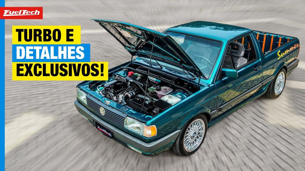 Saveiro Summer Turbo ficou forte e cheia de estilo!