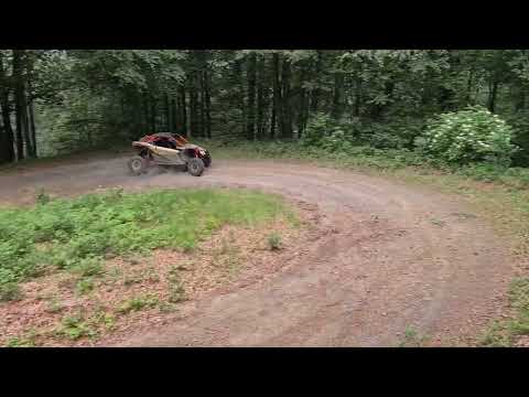 2017 Can Am Maverick X3 XRS drifting
