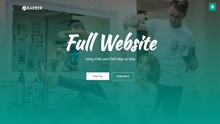 How To Make Website Using HTML CSS | Crete Full Website Step by Step Tutorial