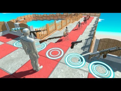 🔥NEW! EXTREME FPS DEATH FALL - ALL GUNS vs ALL UNITS - Animal Revolt Battle Simulator