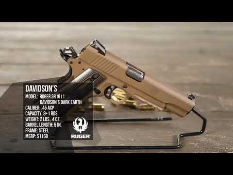 Guns & Ammo Reviews Davidson's Gallery of Guns Dark Earth Rugers