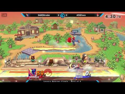 Gambit: June Losers Quarters - SAK|Stroder (Greninja) vs A51|Coco (Mario)
