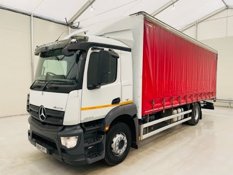 DA64 OYY  - Mercedes Actros 1824 Day Cab Curtainsider | Law Truck Centre UK