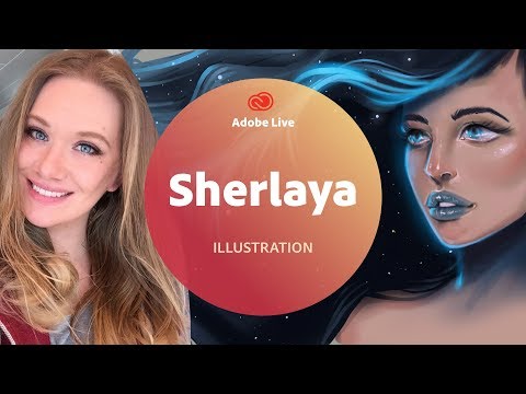 Fantastische Illustrationen mit Sherlaya - Adobe Live 1/3
