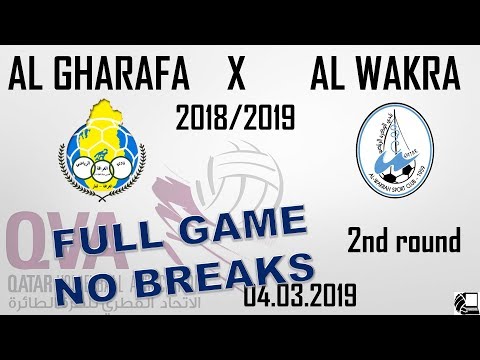 Al Gharafa X Al Wakra - Qatar Volleyball League 18/19 - (04.03.2019) NO BREAKS, BACK VIEW